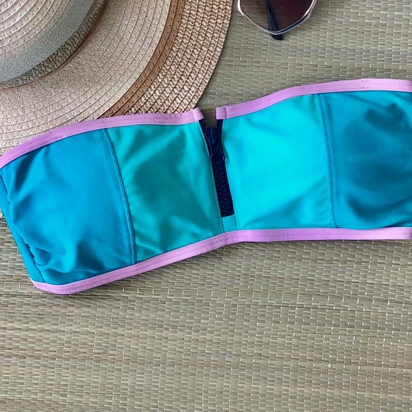 Colorblock Bandeau Bikini Top - Picture 4 of 4